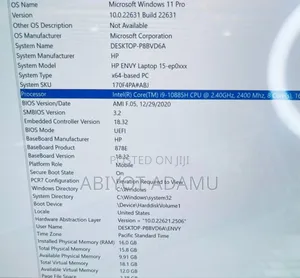 New Laptop HP Envy X360 16GB Nvidia SSD 512GB