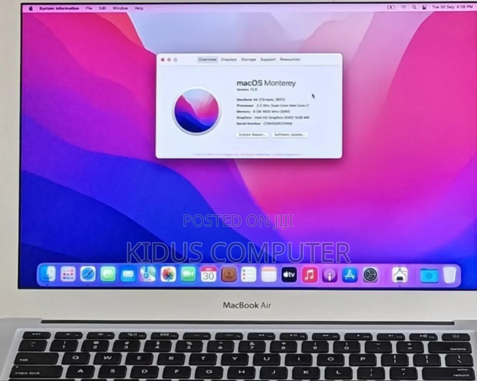 New Laptop Apple MacBook Pro 2017 8GB Intel Core I7 SSD 512GB