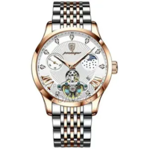 Poedagar Men's Watches Luxury Brand Waterproof Calendar Luminous Steel