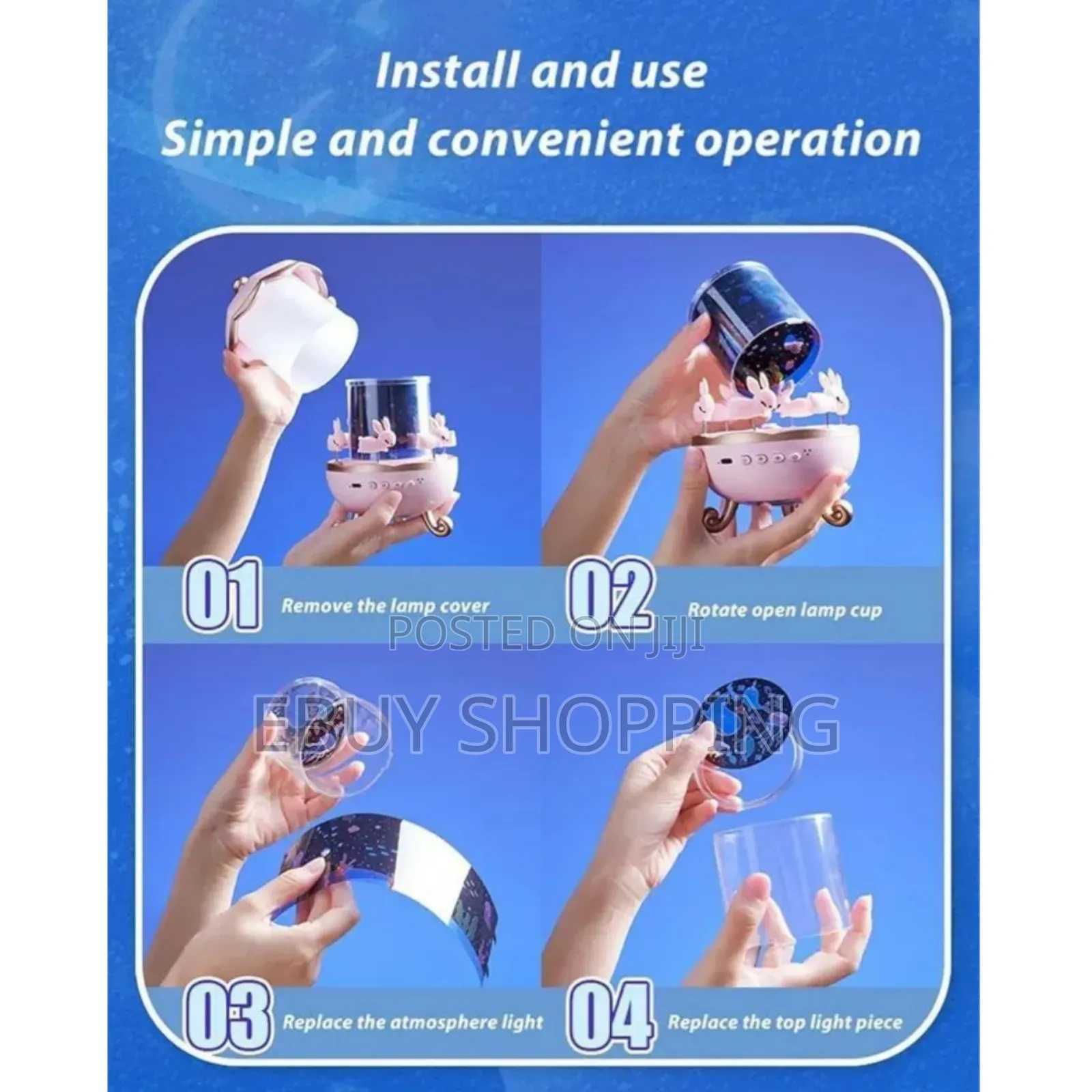 Starry Sky Projector With 6 Colors