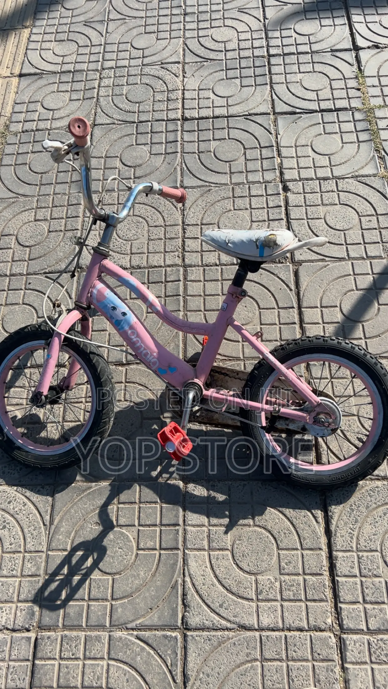 Pink Child's Bike