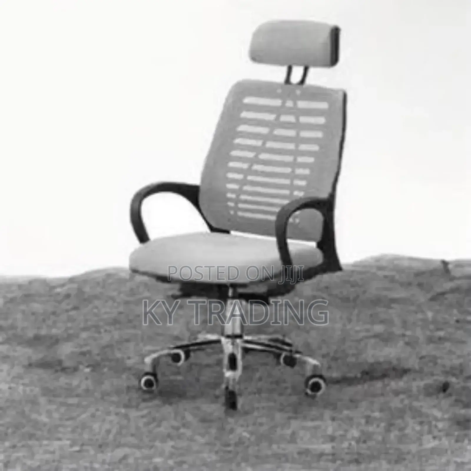 Secretary Office Chair( Silver Color)