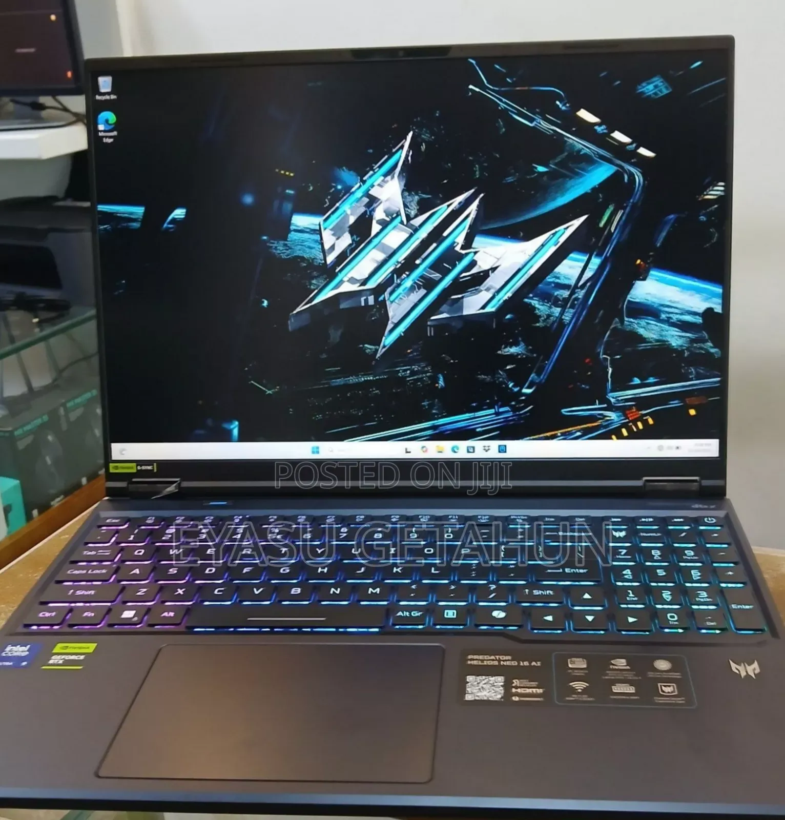 New Laptop Acer Predator Helios Neo 16 32GB Intel Core Ultra 9 SSD 1T