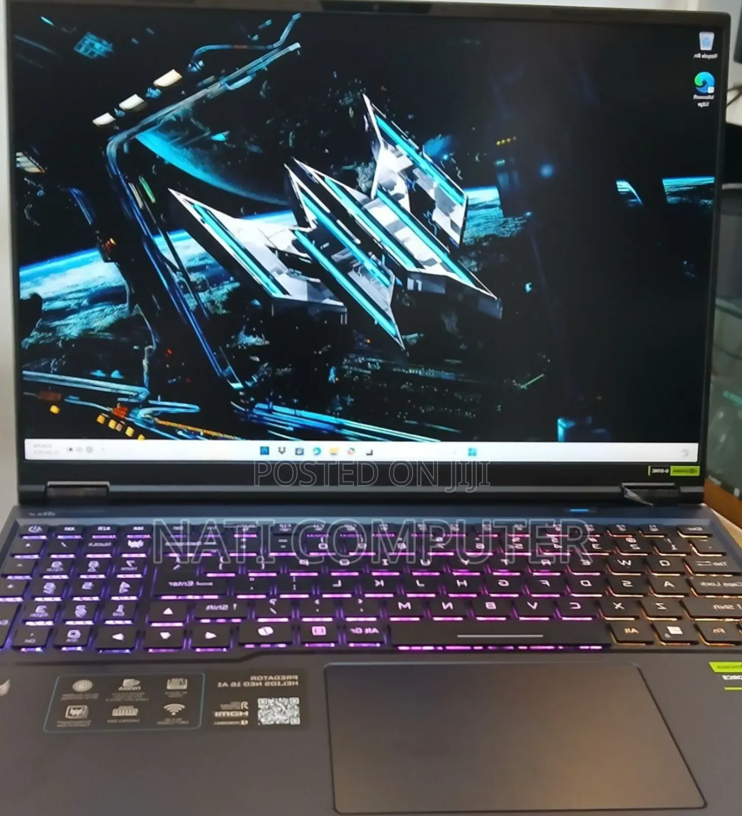 New Laptop Acer Predator Helios Neo 16 32GB Intel Core Ultra 9 SSD 1T
