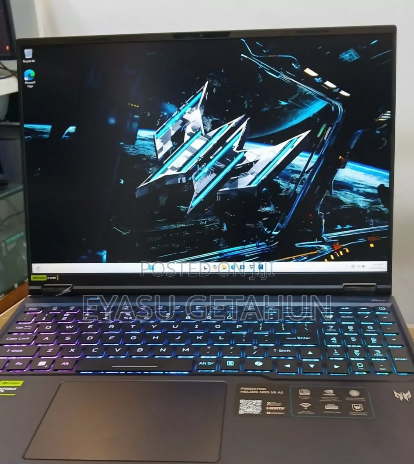 New Laptop Acer Predator Helios Neo 16 32GB Intel Core Ultra 9 SSD 1T