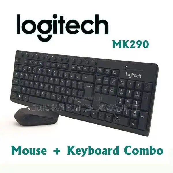 Logitech Wirless Kiyboard Mouse Originalsee