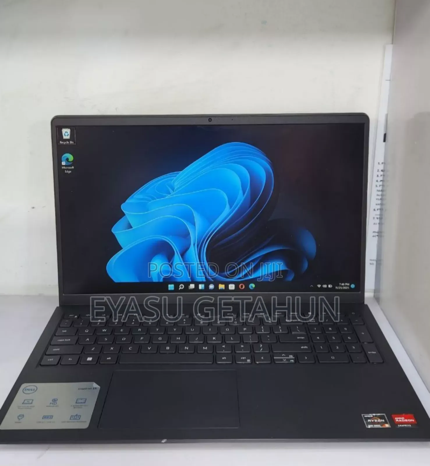 New Laptop Dell Inspiron 15 8GB AMD Ryzen 5 SSD 512GB