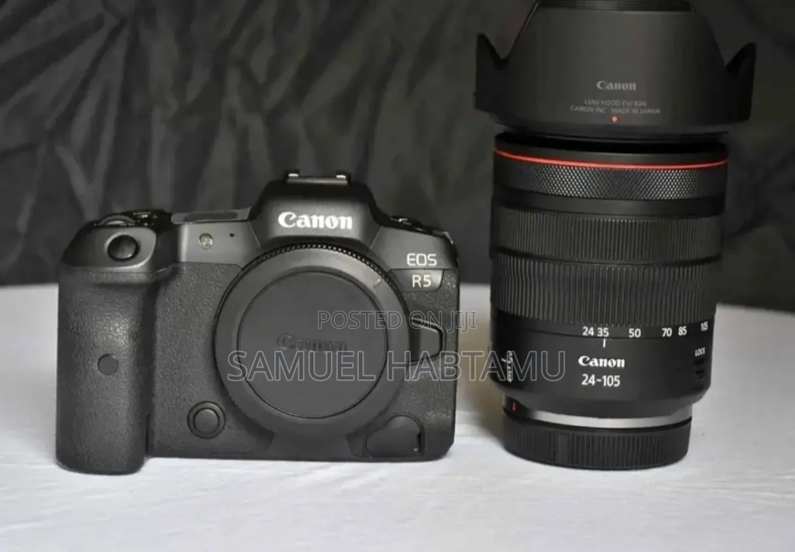 Canon R5 Camera With Red Lens
