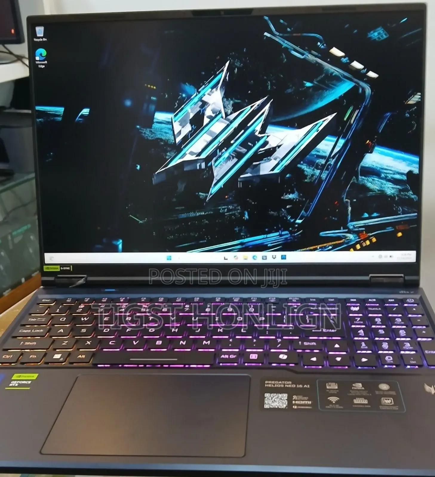 New Laptop Acer Predator Helios Neo 16 32GB Intel Core Ultra 9 SSD 1T