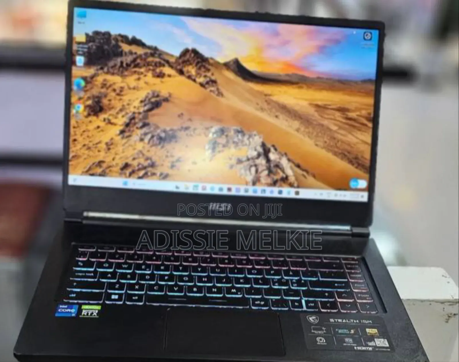 New Laptop MSI Stealth 16 AI Studio 16GB Intel Core I7 SSD 1T