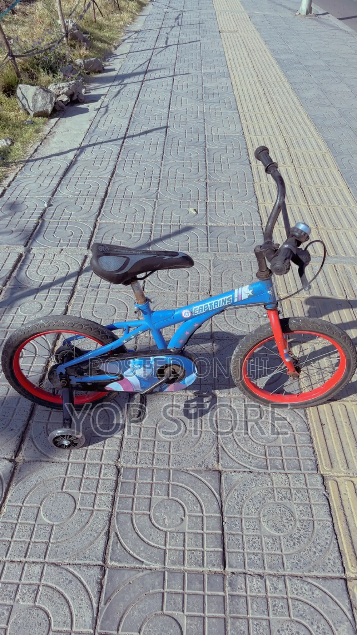 Blue Captains Child's Bike