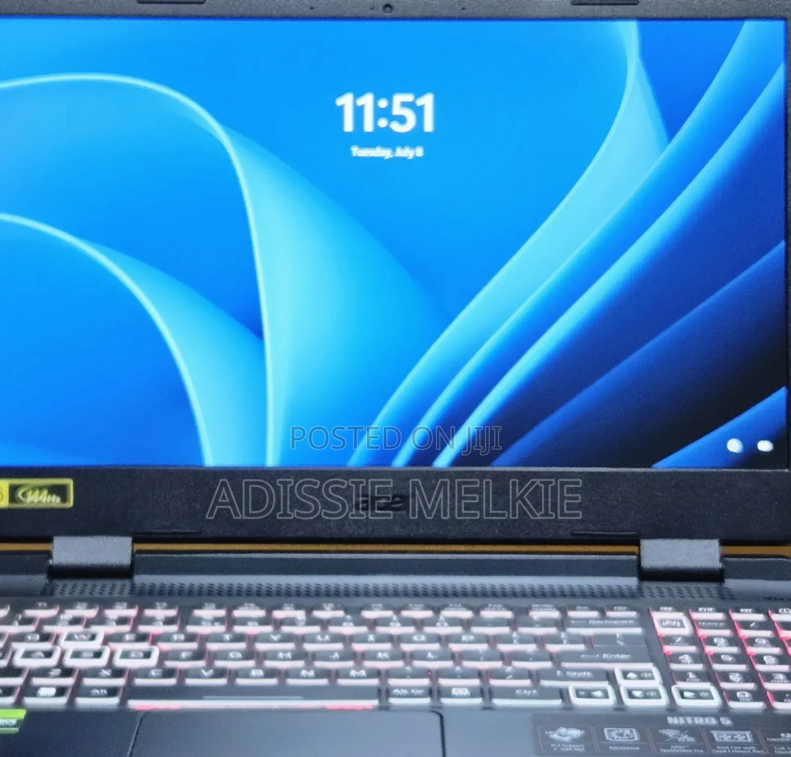 New Laptop Acer Nitro 5 16GB Intel Core I7 SSD 1T