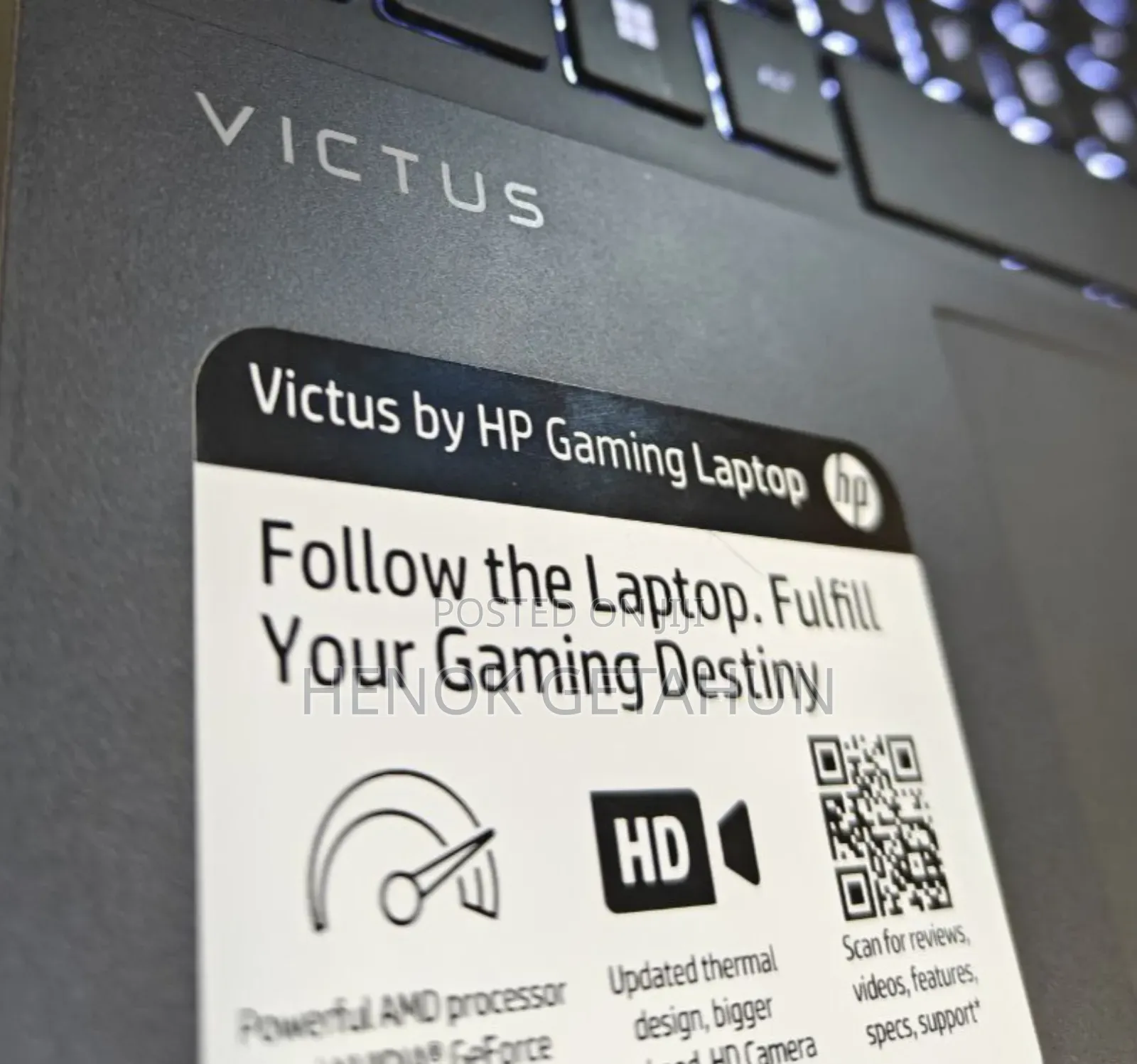 New Laptop HP Victus 15 16GB AMD Ryzen 7 SSD 512GB