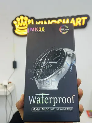 Hainoteko Mk36 Waterproof Smartwatch 3 Straps