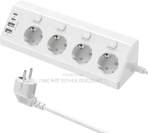 Power Socket 100%Original 6usb +4power Socketssee እይ