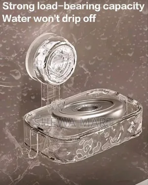Soap Dish With Powerful Vacuum Suction Cup, No Drilling Required, Remo