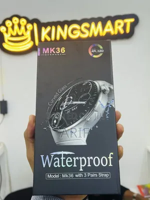 Hainoteko Mk36 Waterproof Curved Glass Smartwatch