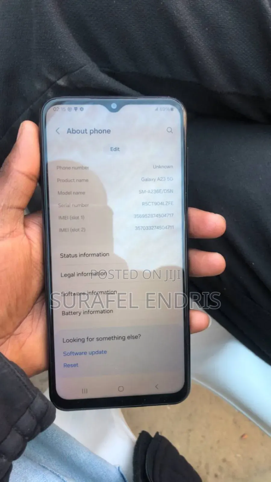 New Samsung Galaxy A23 5G 128 GB Black