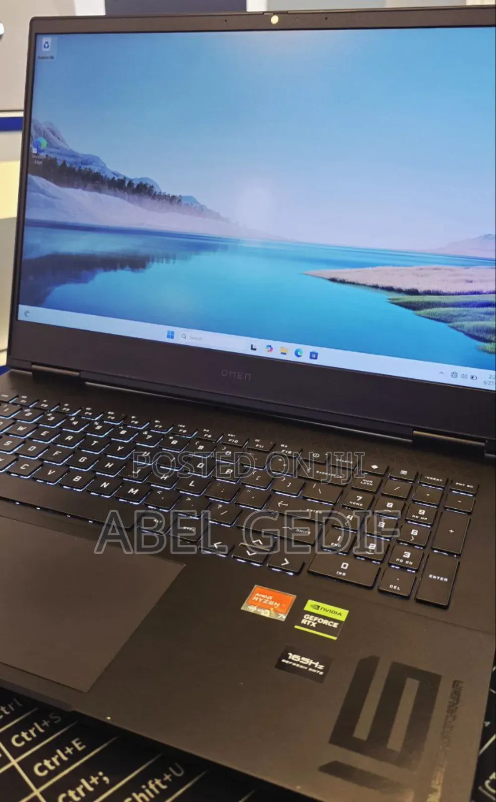 New Laptop HP Omen 16 16GB AMD Ryzen 7 SSD 1T