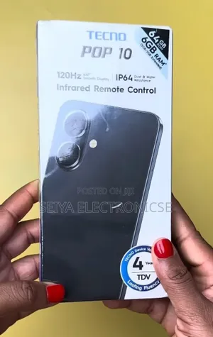 New Tecno Pop 10 128 GB Black
