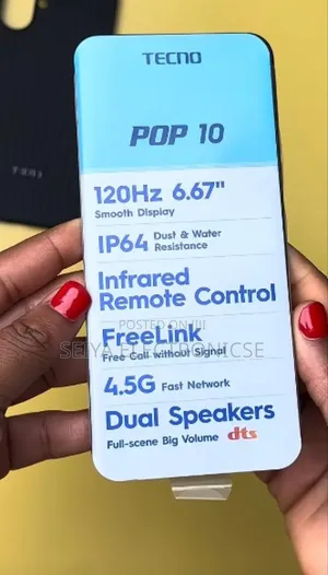 Photo - New Tecno Pop 10 128 GB Black