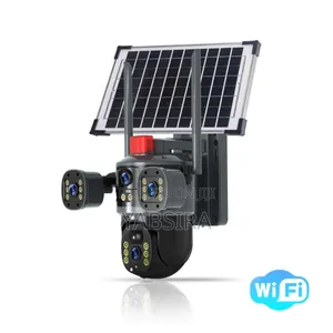 Photo - Ai Solar Sim Support 3 Lens Security Camera