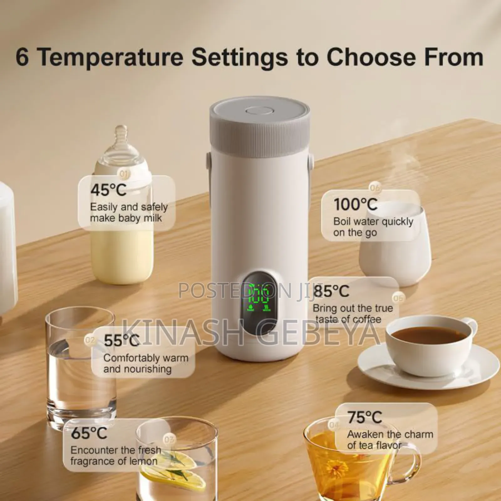 High Quality Rechrageable Electric Kettle