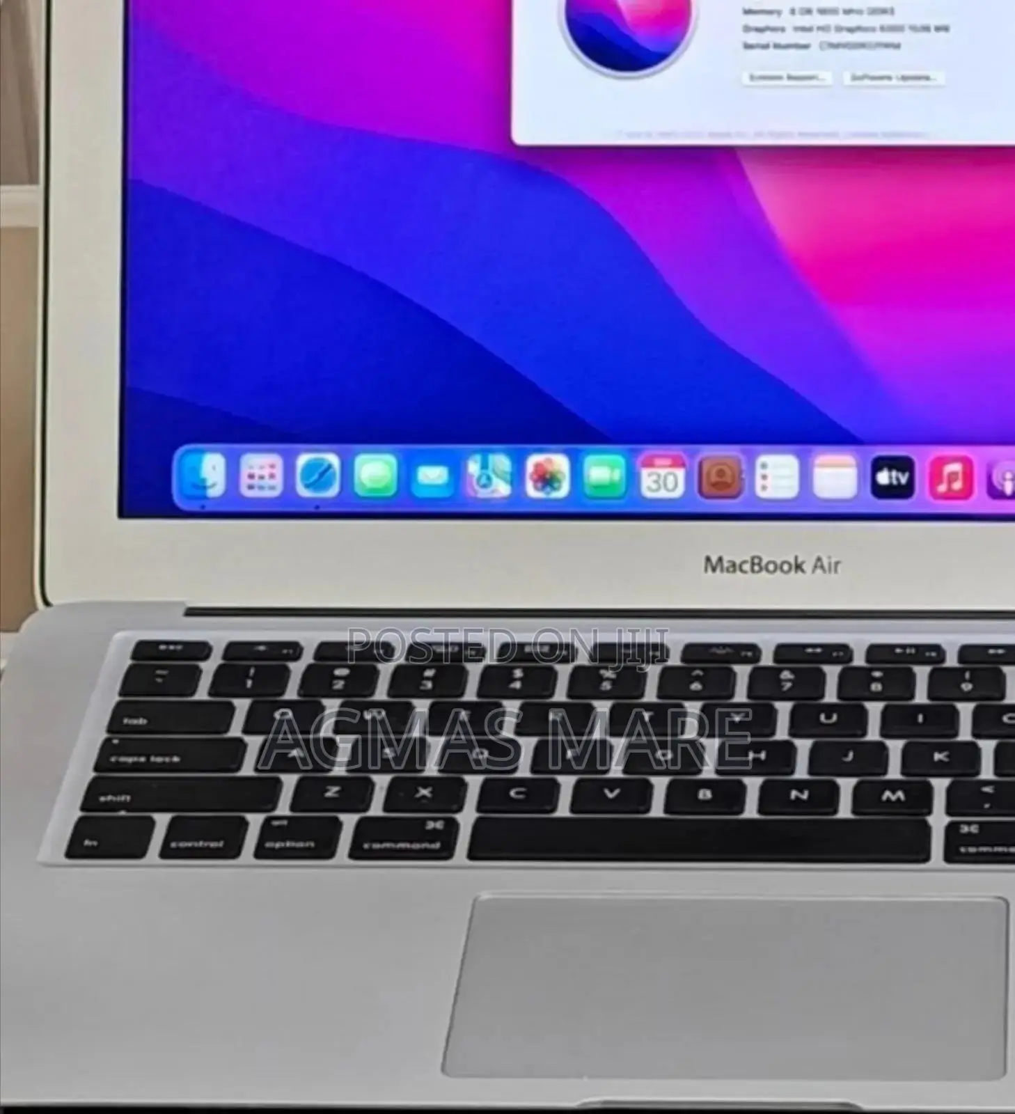 New Laptop Apple MacBook Air 2017 8GB Intel Core i7 SSD 512GB