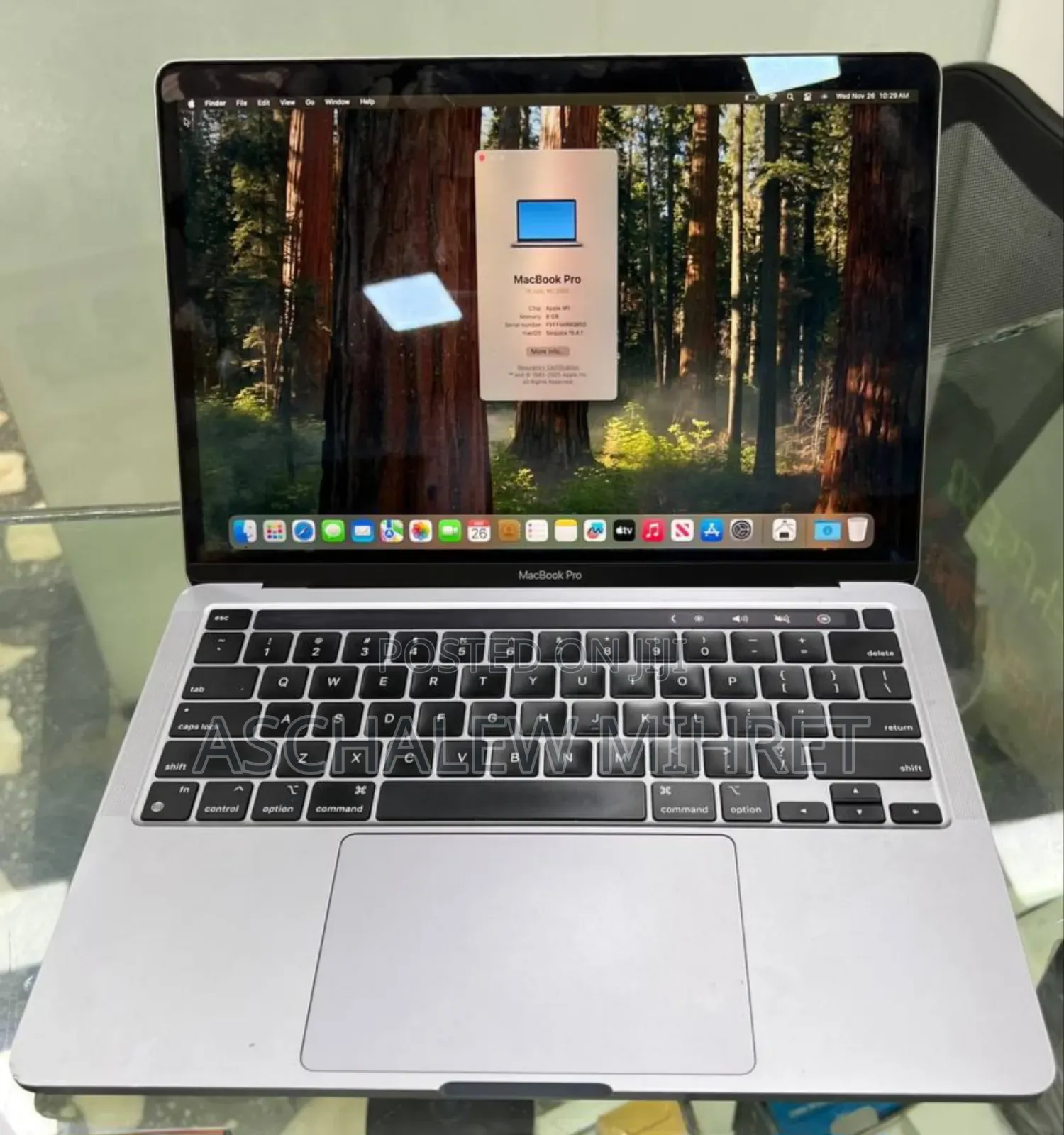 New Laptop Apple MacBook Air 2020 M1 8GB Apple M1 SSD 256GB
