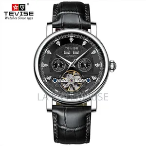 Tevise Genuine Leather Watch