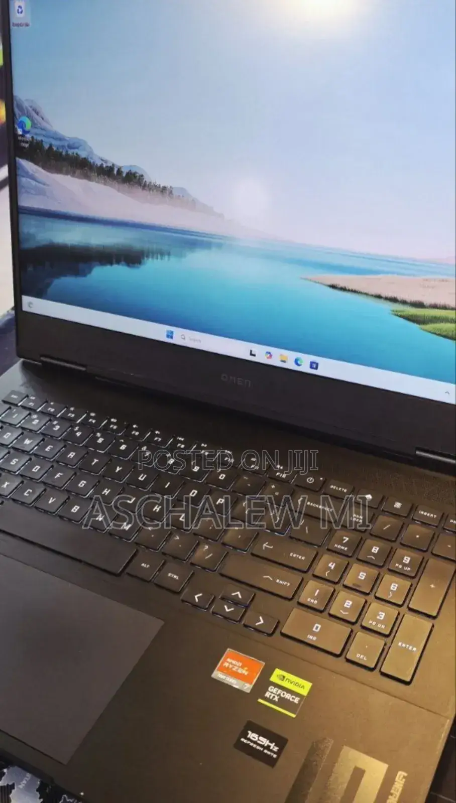 New Laptop HP Omen 16 16GB AMD Ryzen 7 SSD 1T