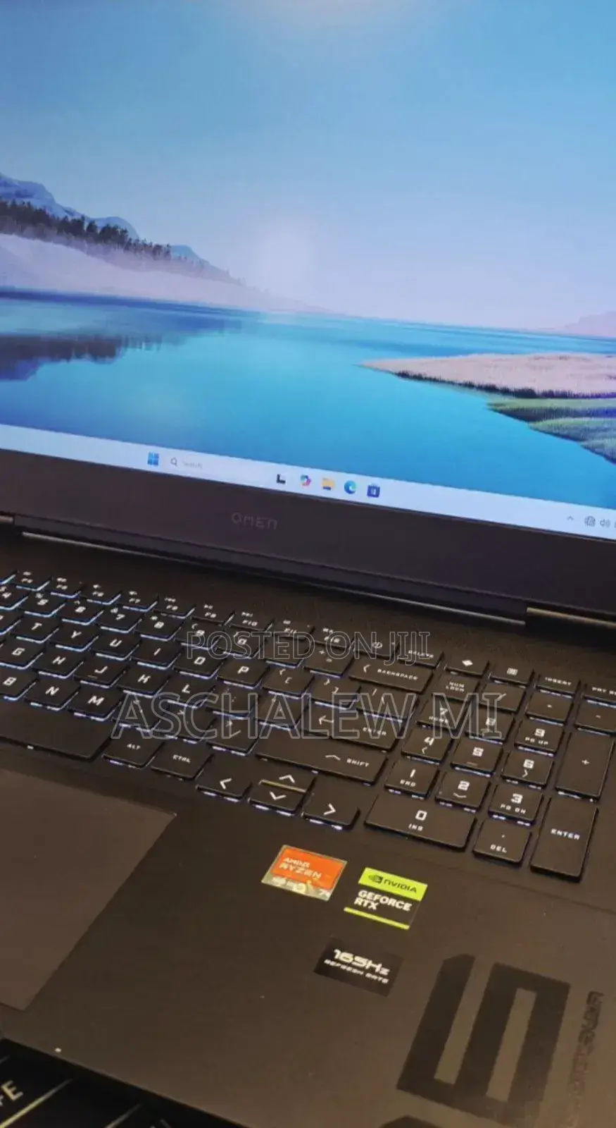 New Laptop HP Omen 16 16GB AMD Ryzen 7 SSD 1T