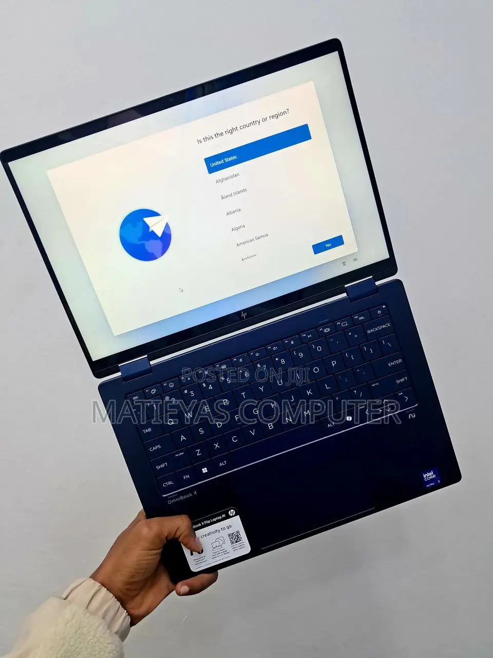 New Laptop HP OmniBook X Flip 14" 16GB Intel Core Ultra 7 SSD 1T