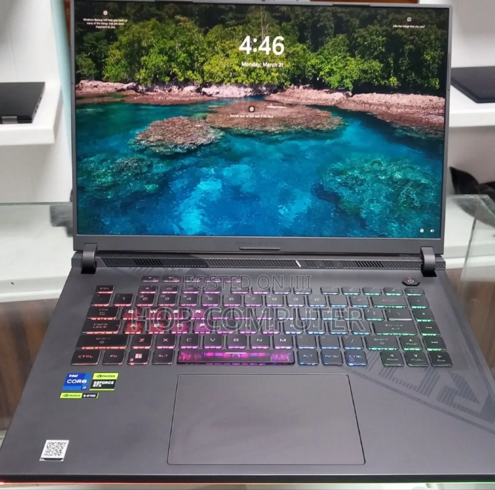 New Laptop Asus ROG Strix G16 G614 16GB Intel Core I7 SSD 1T