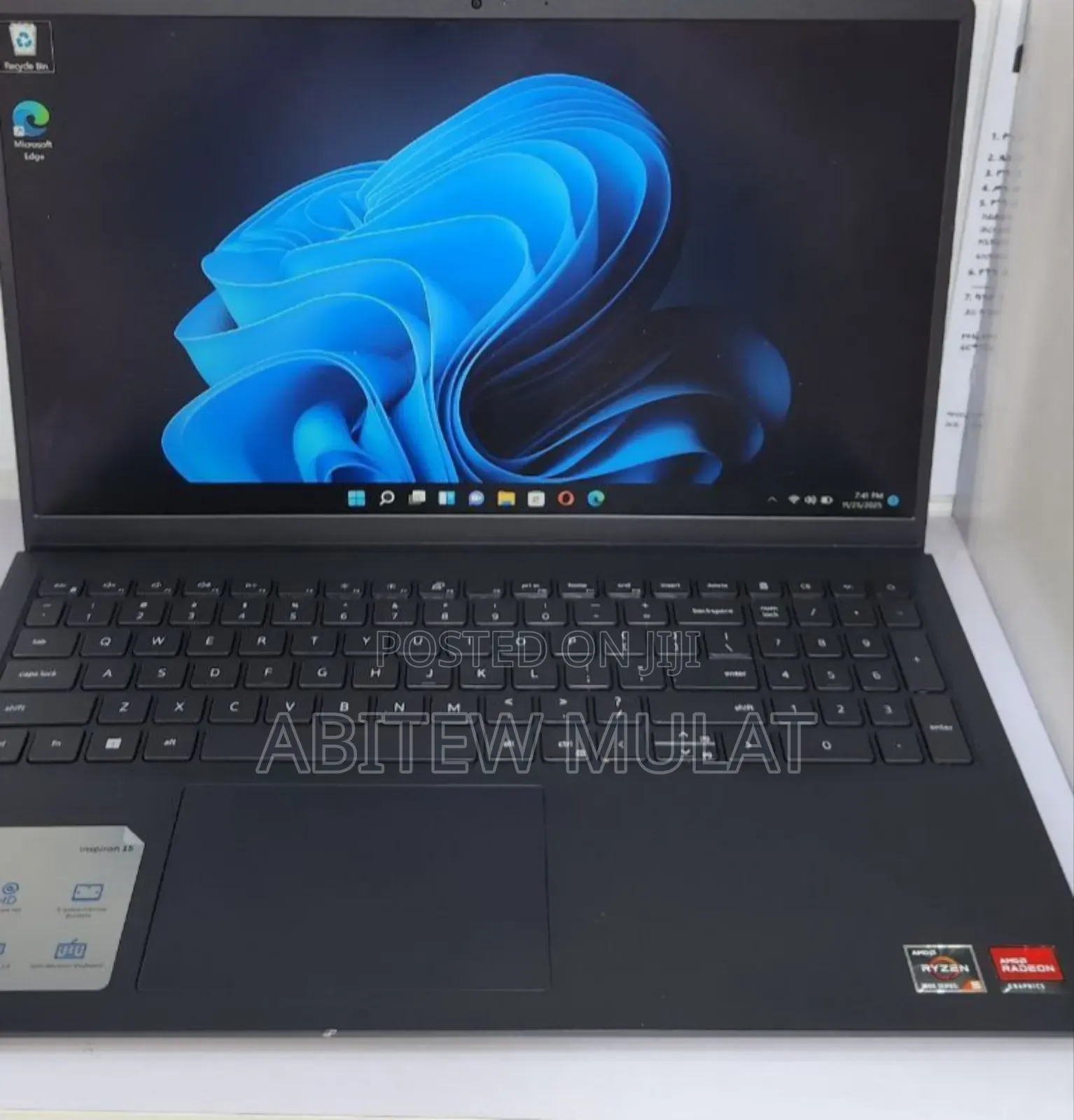 New Laptop Dell Inspiron 15 8GB AMD Ryzen 5 SSD 512GB