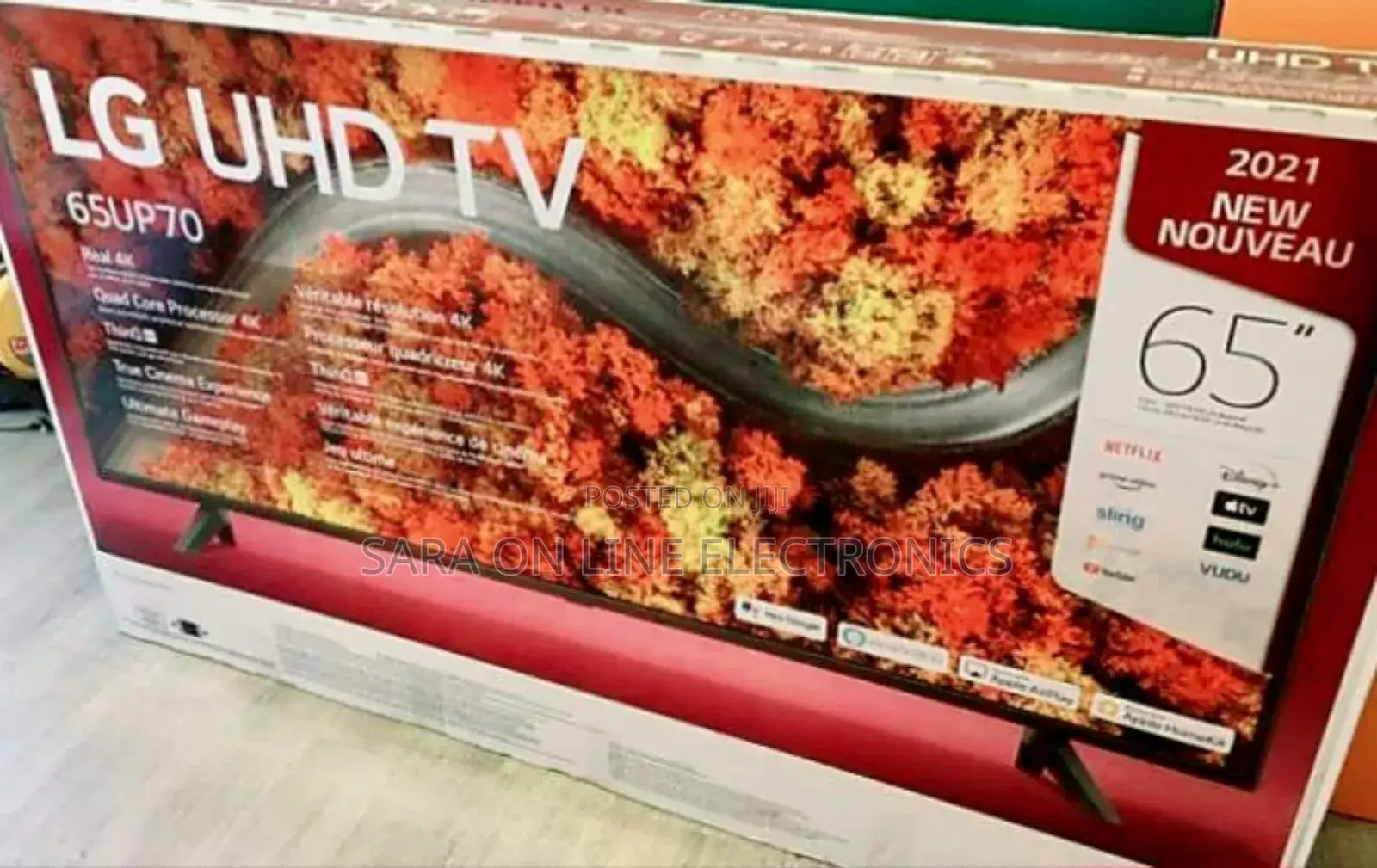 Lg 65" Uhd Smart Android Tv *New2021 Model* Free Delivery