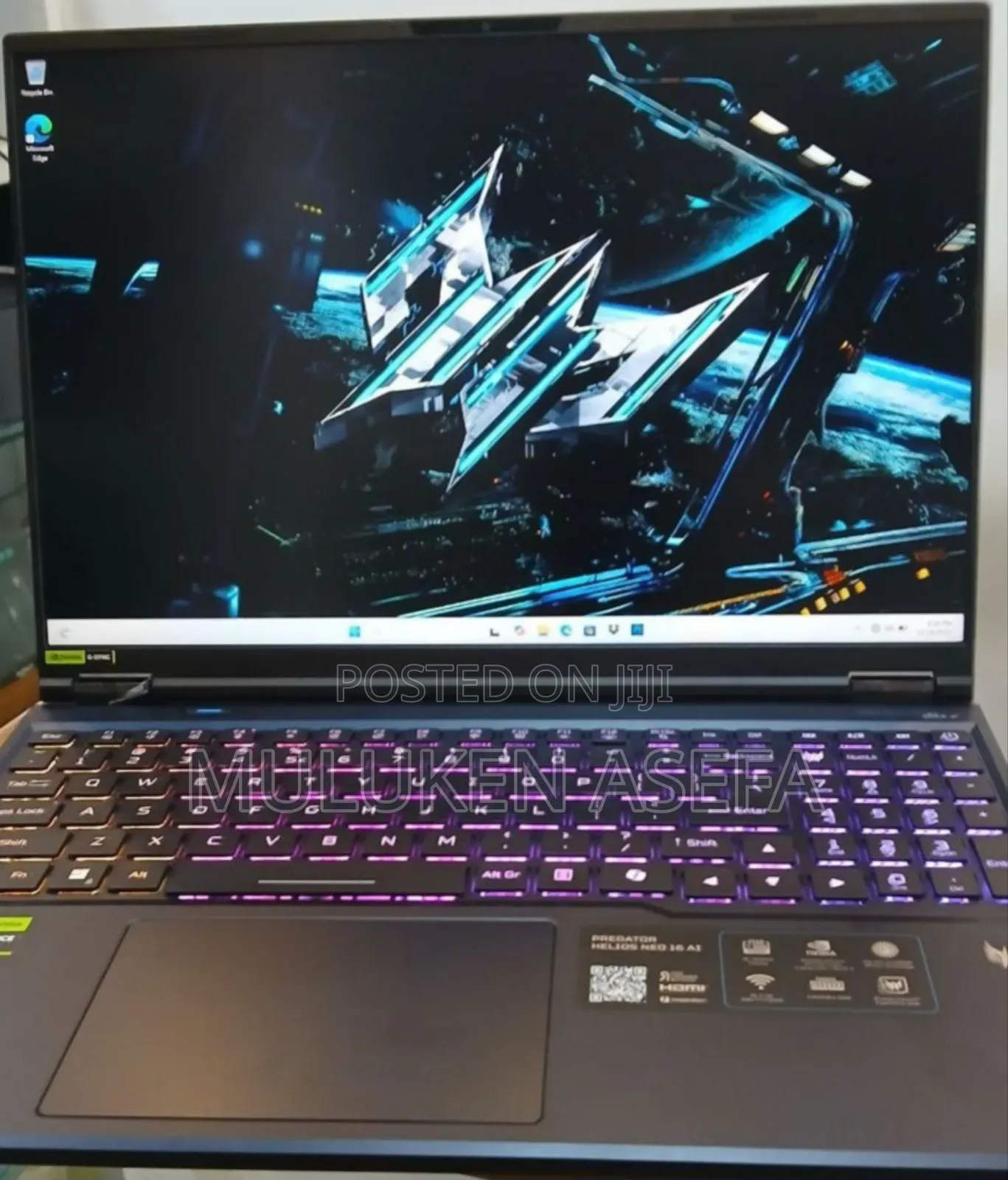 New Laptop Acer Predator Helios Neo 16 32GB Intel Core Ultra 9 SSD 1T