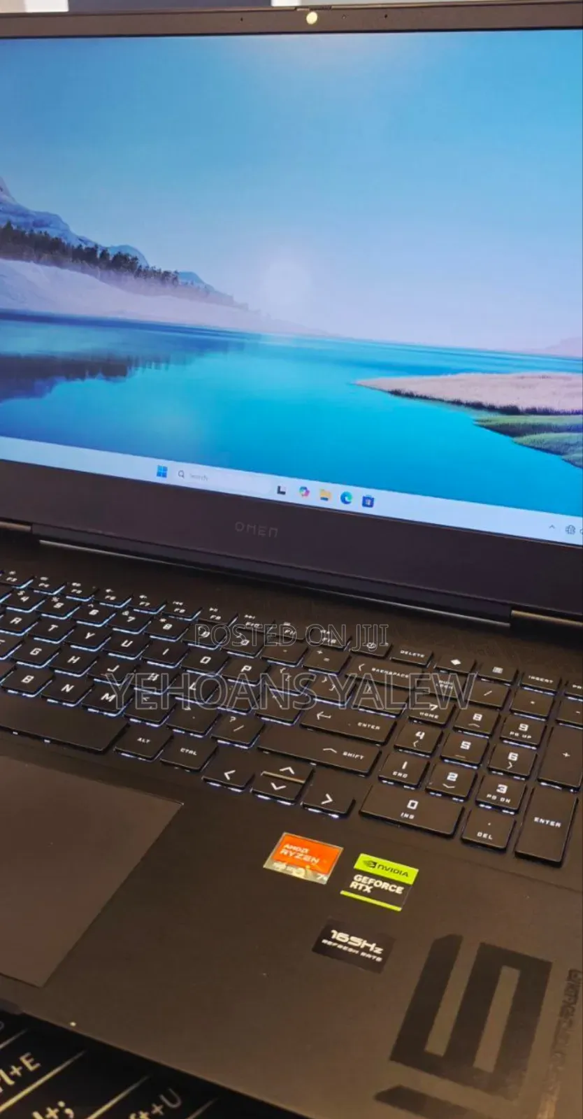 New Laptop HP Omen 16 16GB AMD Ryzen 7 SSD 1T