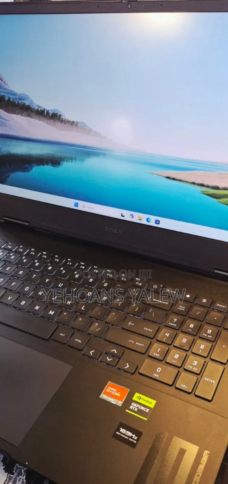 New Laptop HP Omen 16 16GB AMD Ryzen 7 SSD 1T