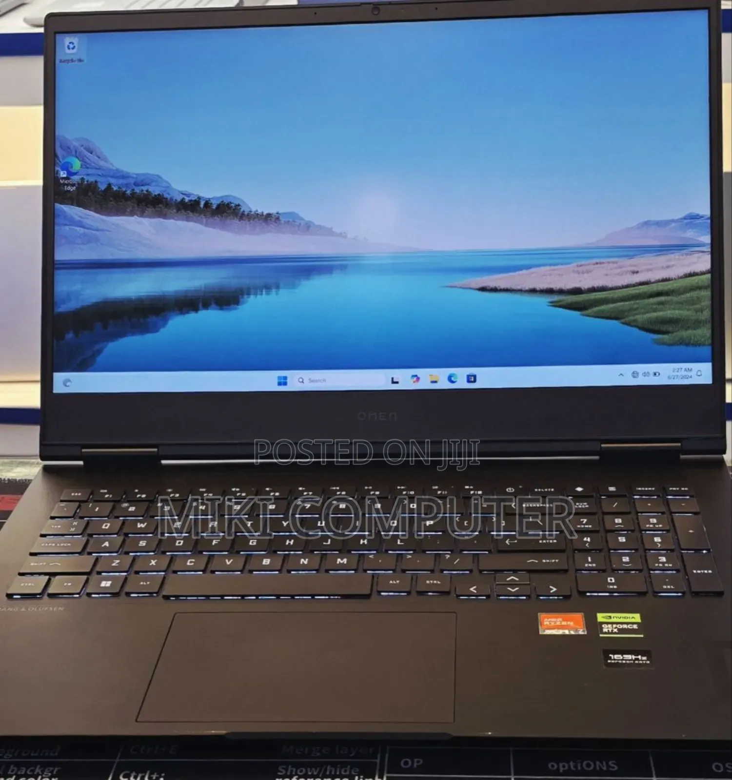 New Laptop HP Omen 16 16GB AMD Ryzen 7 SSD 1T