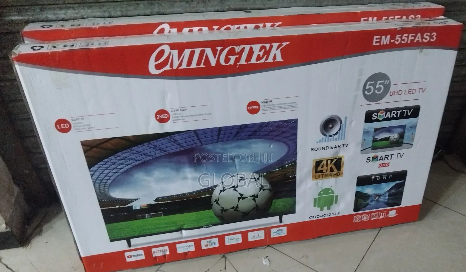 Emingtec 55 Inch Single Frame Tv