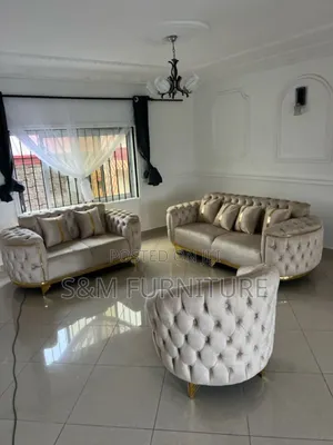 Prepossesing Sofa Set With Unbelievable Price (ሶፋ)