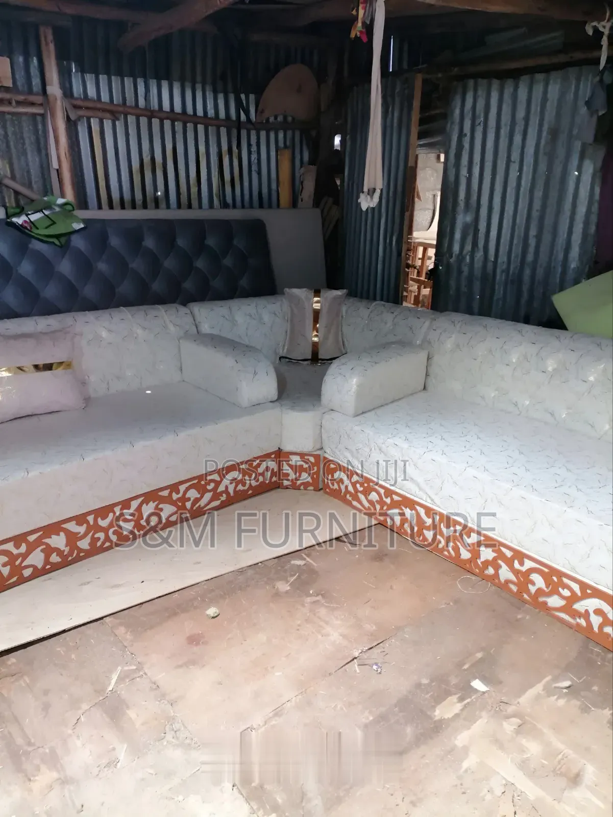 Arabian Majlis for a Modest Home Priced Per Square Meter (መጅሊሰ)