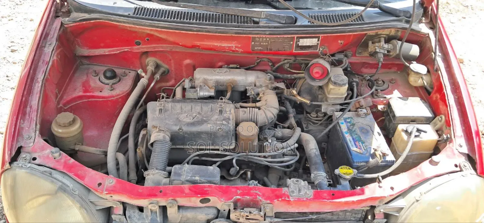 Hyundai Atos 1998 Red