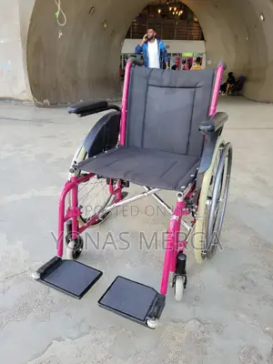 Photo - Europe Wheelchair舍霑aluminum Portable屻轮folding Wheelchair Itself