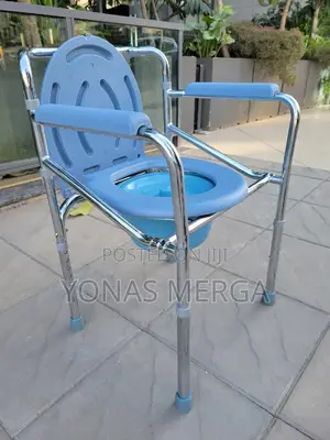 Photo - Toilet Chair都鄒folding Commode Chair綽雀stainless Steel