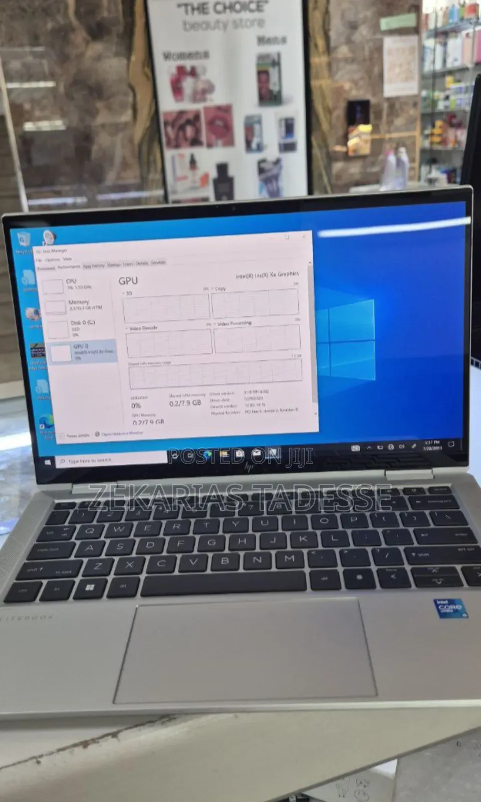 New Laptop HP EliteBook X360 1030 G8 16GB Intel Core I5 HDD+SSD 512GB