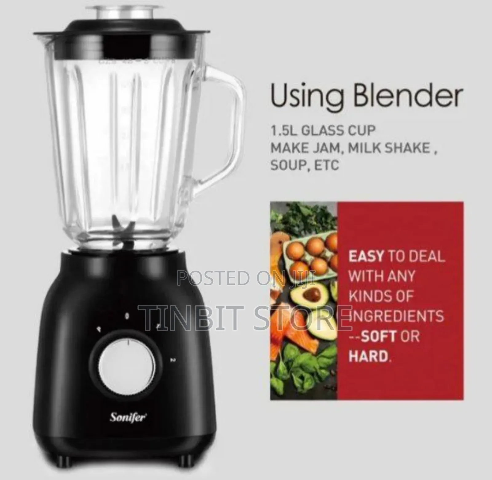 Sonifer 2 in 1 Juice Blender