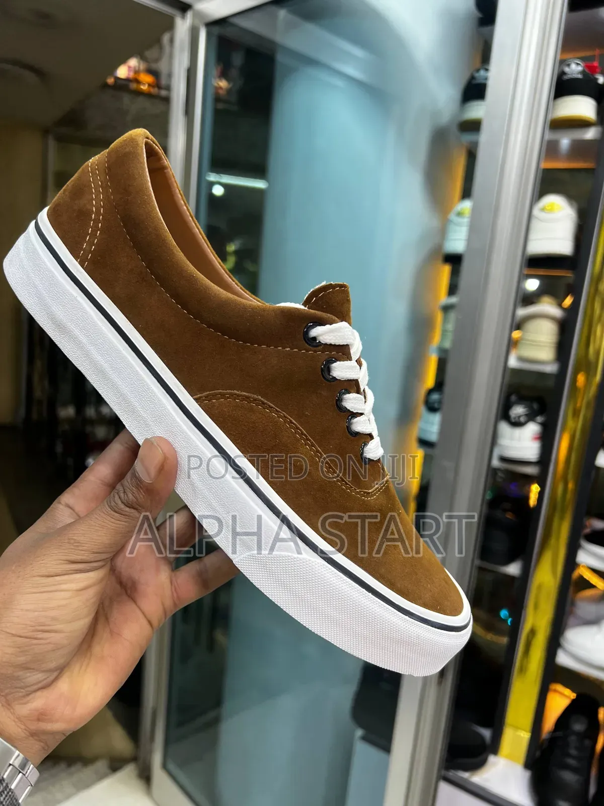 Vans Old School Full Brown High Master Quality Flat Smooth Shoes