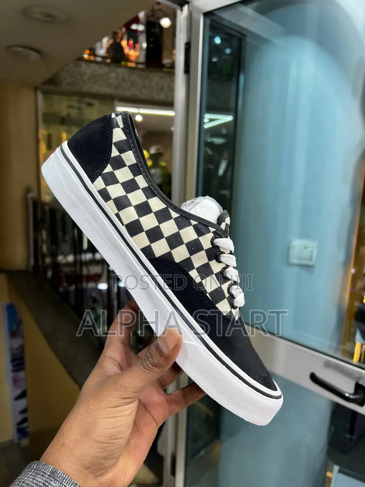 Vans Old School Black White Scorer Flat Shoes for You